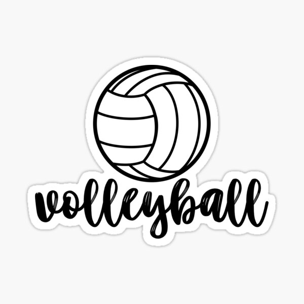 volleyball" Sticker by ashuwey | Redbubble