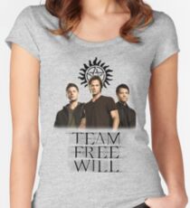 Supernatural: Team Free Will Women's Fitted Scoop T-Shirt