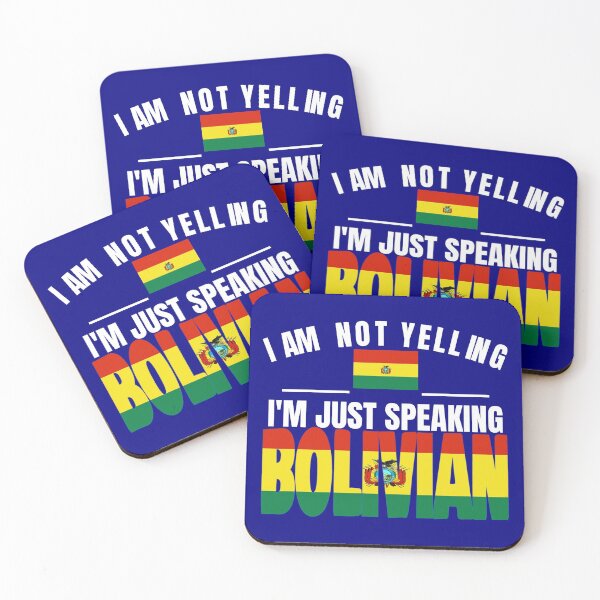 Item preview, I'm Not Yelling I'm Bolivian Flag T Shirt Merch designed and sold by PRINTS2HOT.