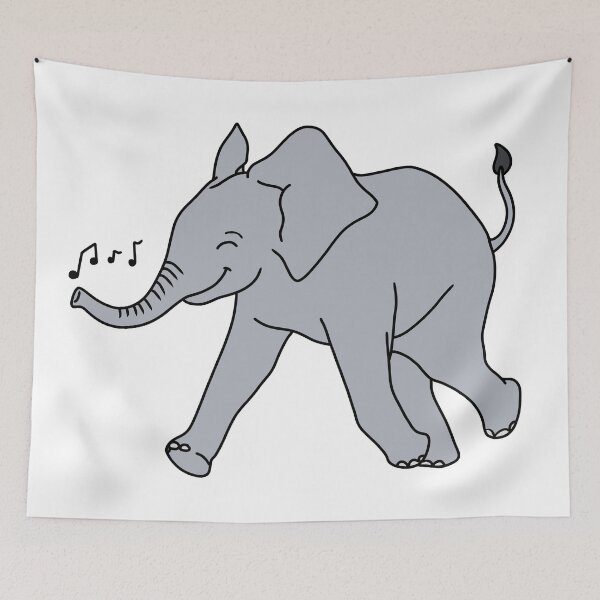 Item preview, Little Baby Elephant designed and sold by pheebstheartist.