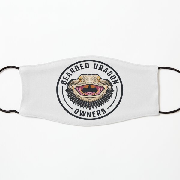 Bearded Dragon Owners Logo Kids Mask