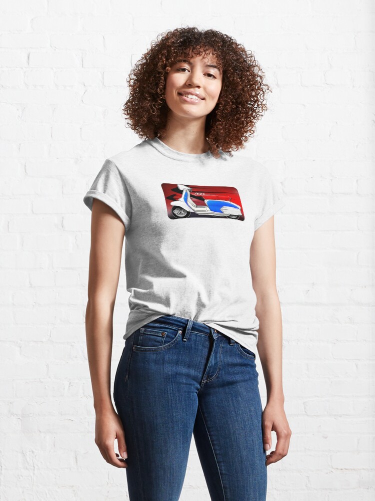 Alternate view of SX 200 scooter design 2 Classic T-Shirt