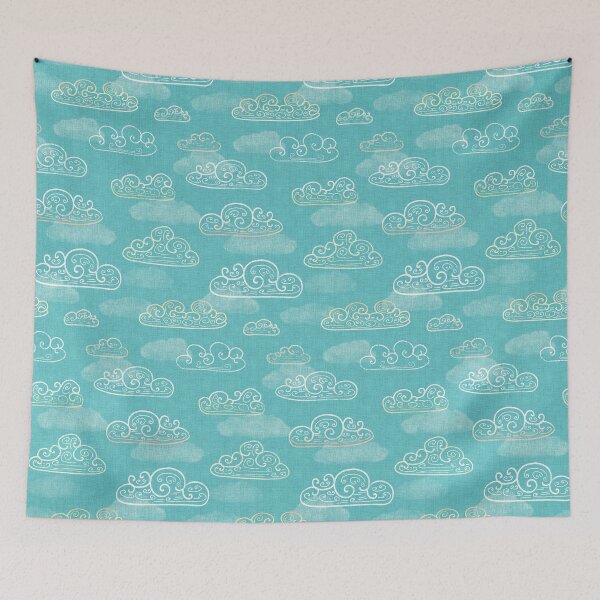 Item preview, Curly clouds designed and sold by illaberekdesign.