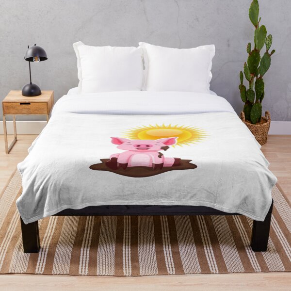 Aperçu de l'œuvre Cochon frais en été dans un bain de boue créée et vendue par Bontes.