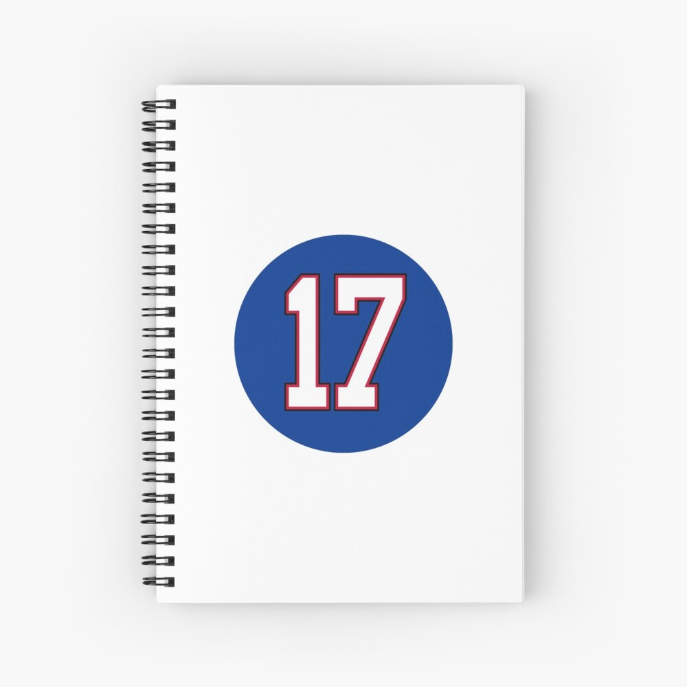 Josh Allen Number 17 Jersey Buffalo Bills Inspired Art Print By Sportsnumbers Redbubble