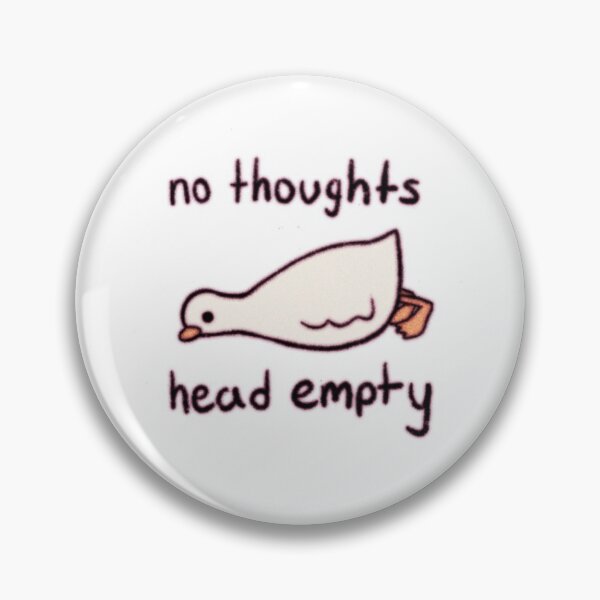 Item preview, no thoughts, head empty designed and sold by PapayaPaint.