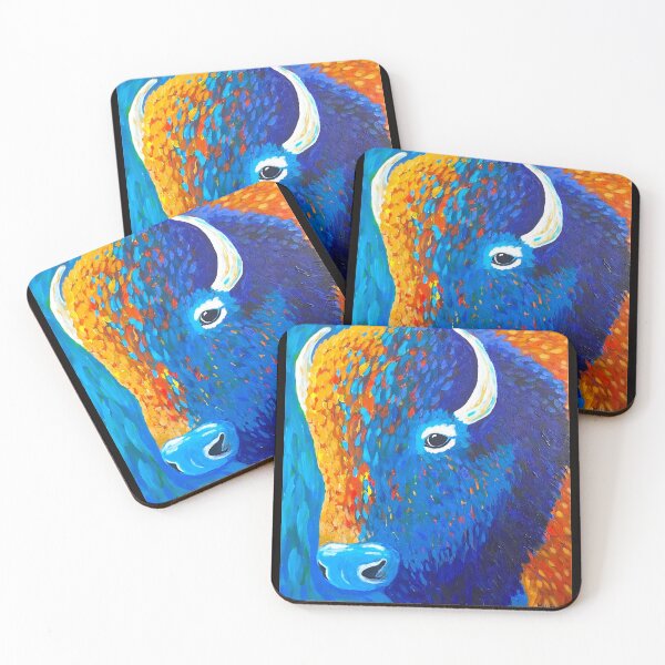 Item preview, Bison Art, Majestic Bison, Buffalo, American animal, Wildlife designed and sold by MelidasArt.