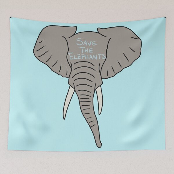 Item preview, Save the Elephants designed and sold by pheebstheartist.
