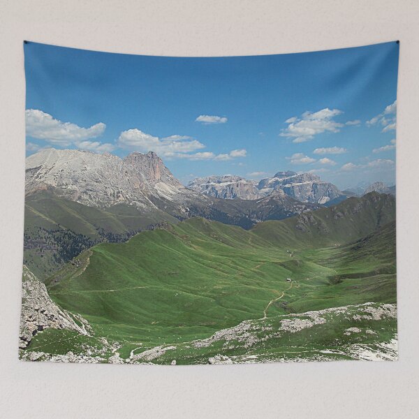 Item preview, Green Mountain Valley Alpine Landscape designed and sold by Anna Lemos.