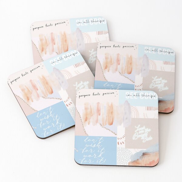 Item preview, Aesthetic Pink and Blue Collage designed and sold by ansleyelisa.
