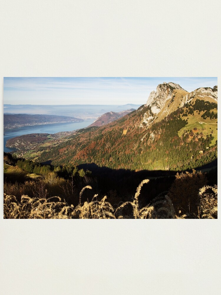 Thumbnail 1 of 3, Photographic Print, High above Annecy lake designed and sold by patmo.