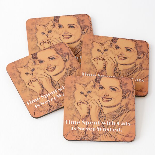Item preview, Time Spent With Cats designed and sold by Lisa Marie Mercer.