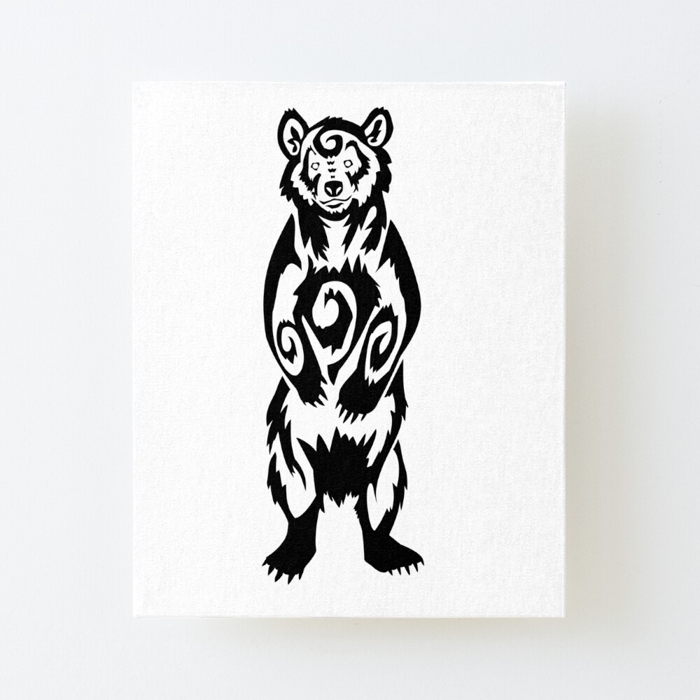 Tribal wild bear tattoo stock vector. Illustration of lion - 266573968