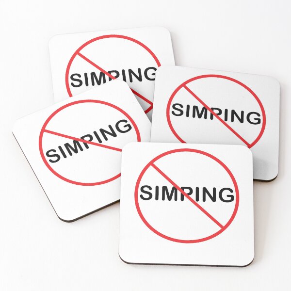 Item preview, Stop Simping Funny Simp Dank Meme designed and sold by TheMattDesigns.