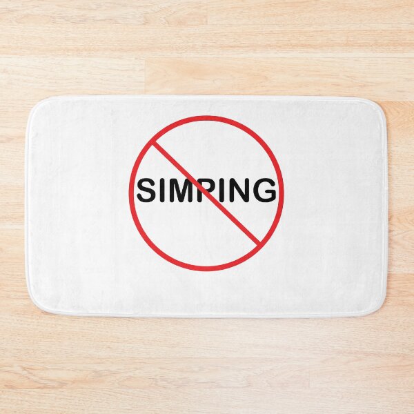 Item preview, Stop Simping Funny Simp Dank Meme designed and sold by TheMattDesigns.