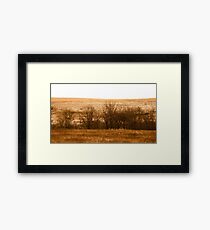 plains Framed Print