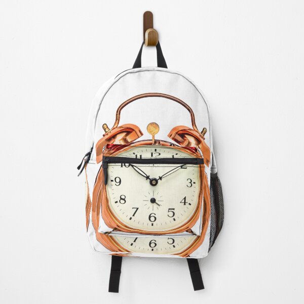 Item preview, Vintage bronze alarm clock isolated on white. designed and sold by IaroslavB.