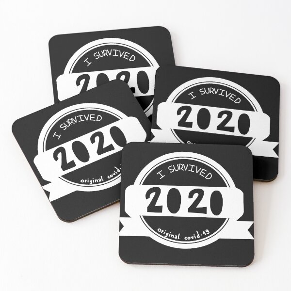 Item preview, I survived 2020 pride badge transparent white designed and sold by cu-b3.