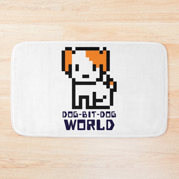 Item preview, Dog-Bit-Dog World - Pixelated 8-Bit Design designed and sold by Lart-Design.