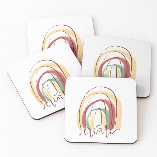 Item preview, "Create" Rustic Rainbow designed and sold by carrielligraphy.