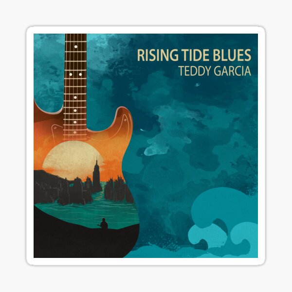 Rising Tide Blues - Aqua Sticker