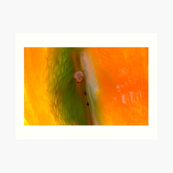 white hot Art Print