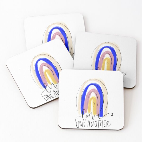 Item preview, Love One Another rainbow designed and sold by carrielligraphy.