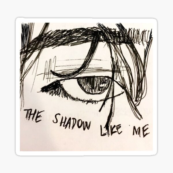 "bts the shadow like me" Sticker for Sale by amacamay Redbubble