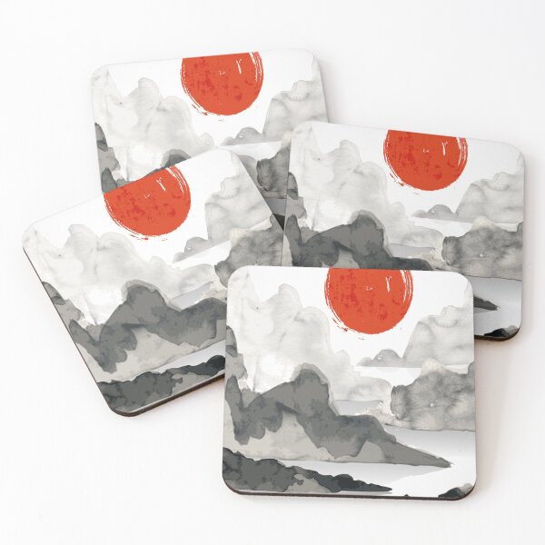 Item preview, Japanese Red Sun Scene designed and sold by BeUTwo.