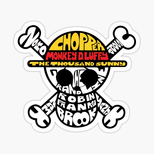 Straw Hats Sticker