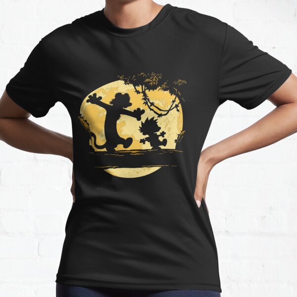 calv and hobb shilloute 01 Active T-Shirt