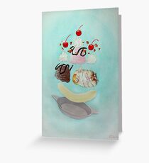 Hamster Sundae! Greeting Card