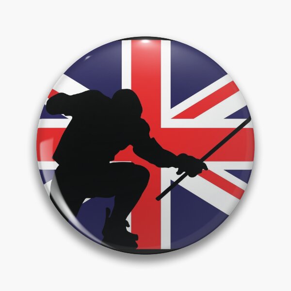 Item preview, British UK Ice Hockey Silhouette Celebration designed and sold by CanvasTee.