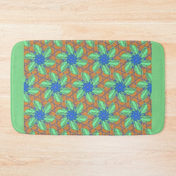 Item preview, Modern Green Flower Print designed and sold by CarolM.
