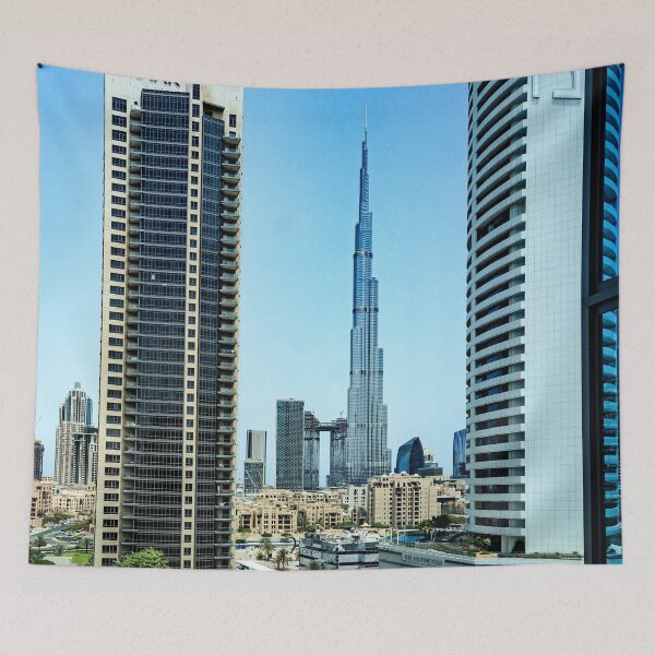 Item preview, Vista de Burj Khalifa desde Business Bay - Dubai - Emiratos Árabes Unidos designed and sold by Yannik Hay.