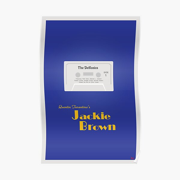 Original Jackie Brown Minimalist Movie Poster Poster