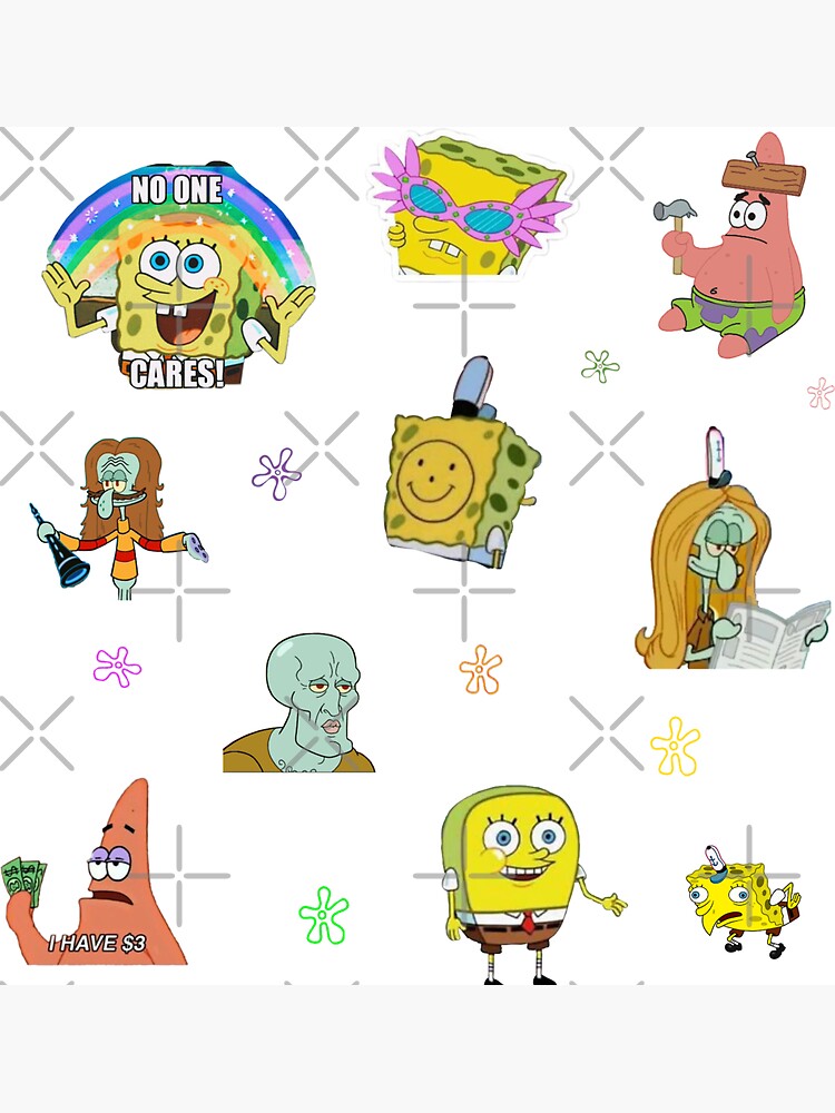 "Spongebob sticker pack" for Sale by Ariana1414 Redbubble
