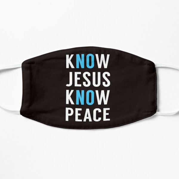 Know Peace Face Masks Redbubble - know jesus know peace christian shirt roblox