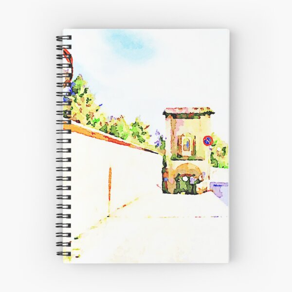 Item preview, L'Aquila: street with mirror and the city gate designed and sold by Giuseppe Cocco.
