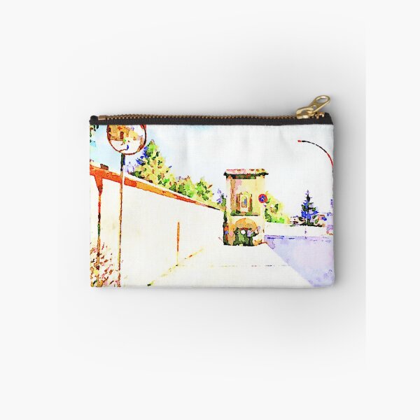 Item preview, L'Aquila: street with mirror and the city gate designed and sold by Giuseppe Cocco.