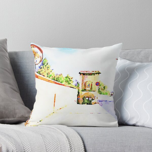 Item preview, L'Aquila: street with mirror and the city gate designed and sold by Giuseppe Cocco.