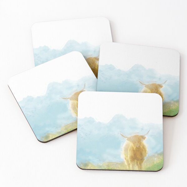 Item preview, Highland Cow - Painting - designed and sold by anass002.