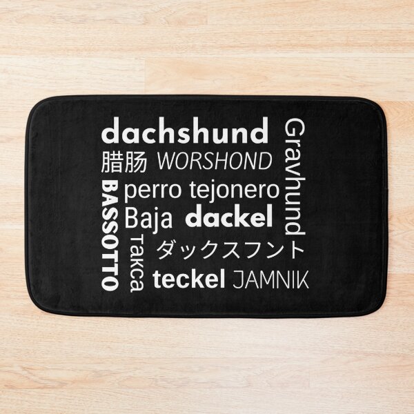 Item preview, Dachshund in many lanugages designed and sold by Larchar.