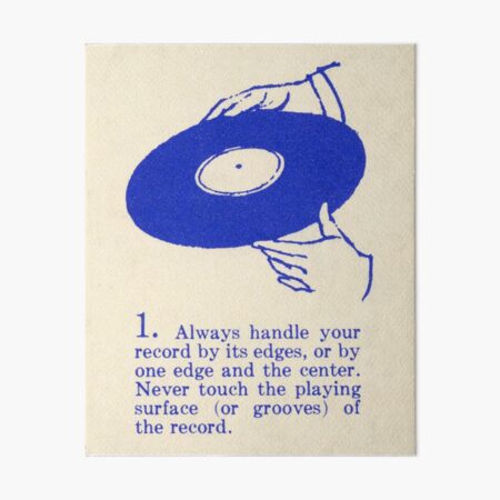 Artikel-Vorschau von Pflege von Retro-Vinyl, designt und verkauft von moss&moon designs.