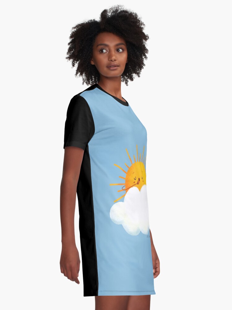 Alternate view of Sleepy Sun Graphic T-Shirt Dress
