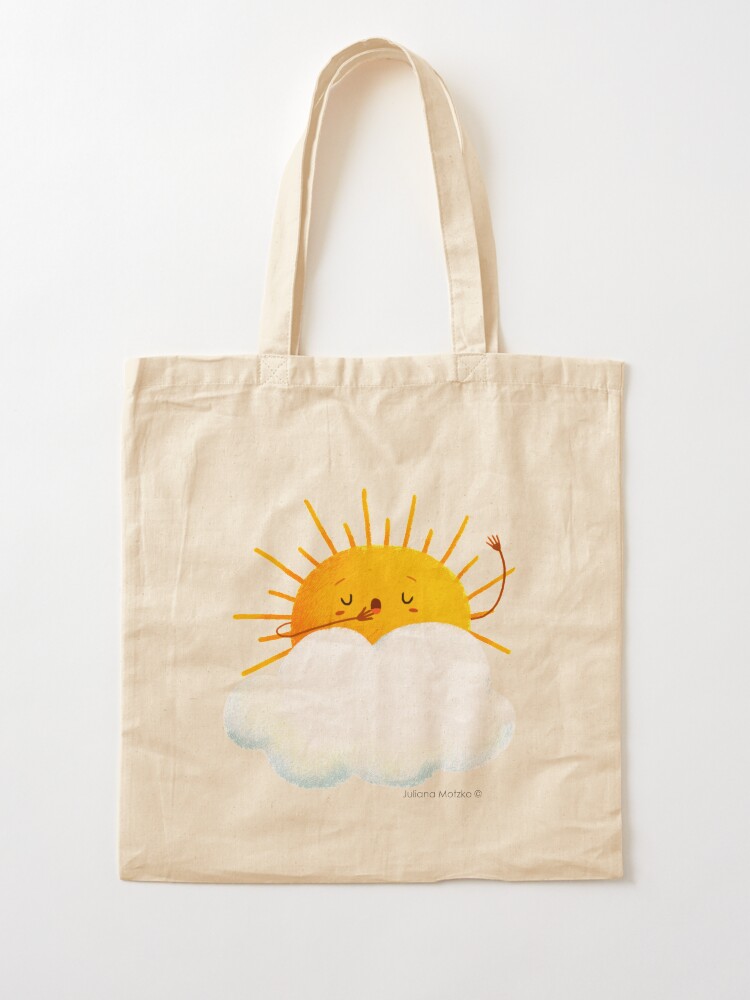 Alternate view of Sleepy Sun Tote Bag
