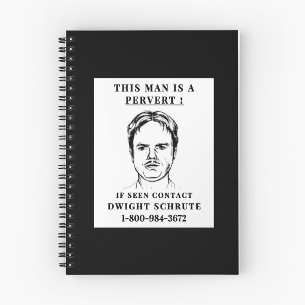 Item preview, This Man is a Pervert! If Seen Contact Dwight Schrute designed and sold by Jennifer Adair.