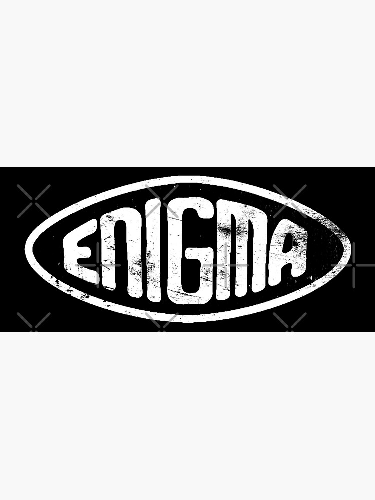 Enigma Logo (Distressed) Magnet for Sale by DotorEaon