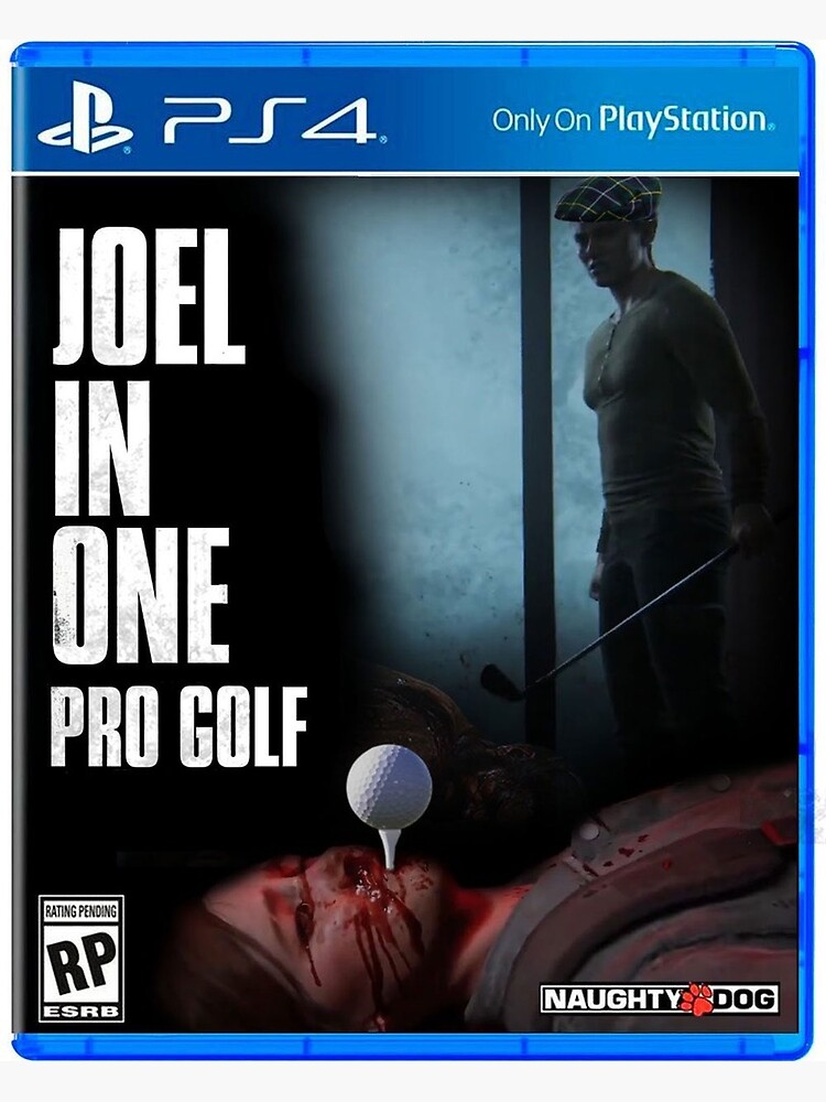 Last Of Us 2 Golf Meme Postcard for Sale by mikeandleo