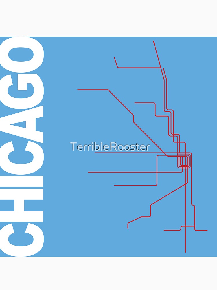 Thumbnail 7 of 7, Classic T-Shirt, Chicago Collection designed and sold by TerribleRooster.